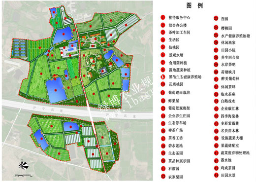 中石化句容陈武农场规划图